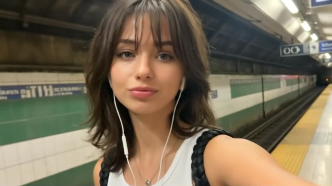 She is happy